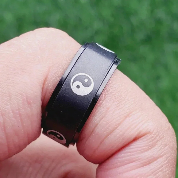 Stainless Steel Fashion Spinner Ring for Men/Women, AAAQL1078 - Picture 1 of 12